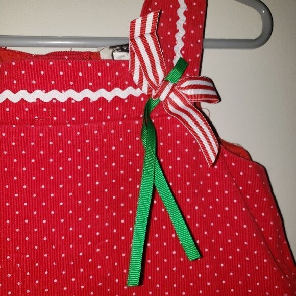 RARE EDITIONS CANDY CANE CHRISTMAS DRESS SIZE 2T VINTAGE - Picture 3 of 6